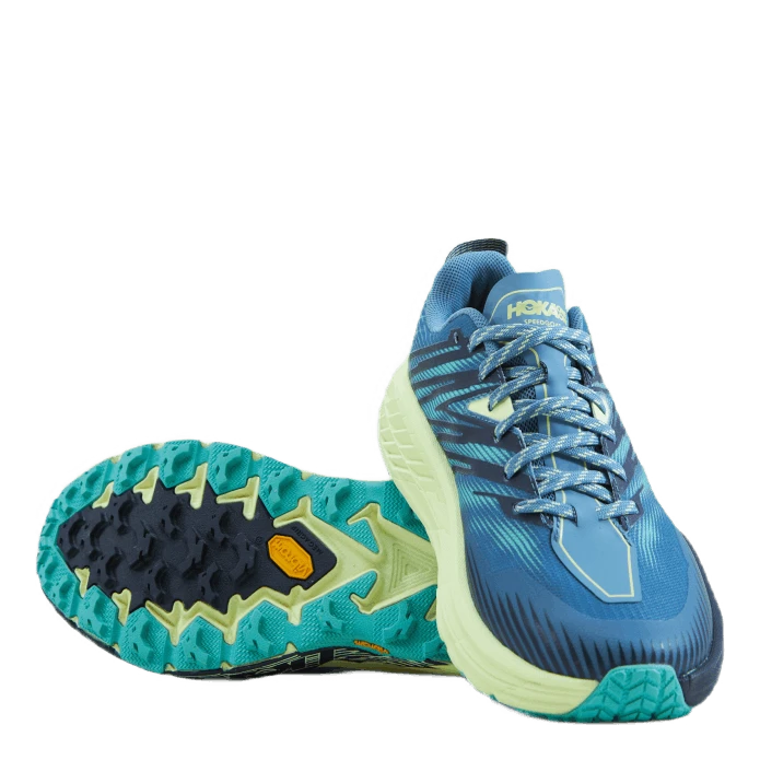 Hoka One One W speedgoat 4 wide Provincial blue / luminary gre 9 Hoka One One W speedgoat 4 wide Provincial blue / luminary gre - Imagen 7