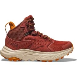 Hoka Botas Senderismo Mujer - Anacapa 2 Mid GTX - Hot Sauce / Shifting Sand -Hoka hoka anacapa 2 mid gtx womens hiking shoes hot sauce shifting sand 5 1501994