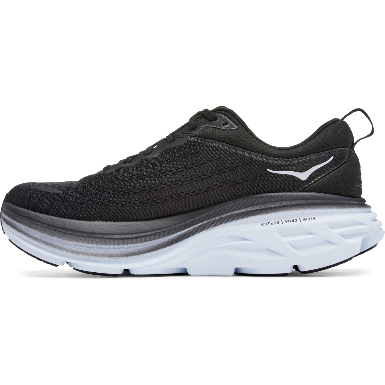 Hoka Zapatillas Running Hombre - Bondi 8 Wide - Negro / Blanco 8 Hoka Zapatillas Running Hombre - Bondi 8 Wide - Negro / Blanco - Imagen 6