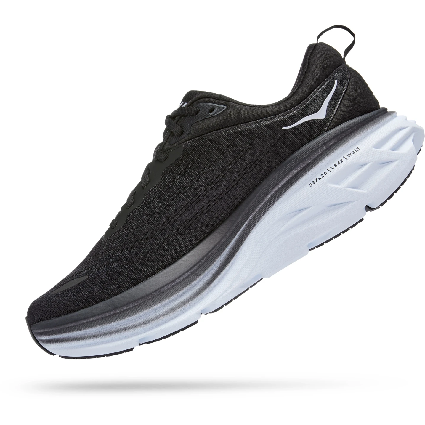 Hoka Zapatillas Running Hombre - Bondi 8 Wide - Negro / Blanco 6 Hoka Zapatillas Running Hombre - Bondi 8 Wide - Negro / Blanco - Imagen 4