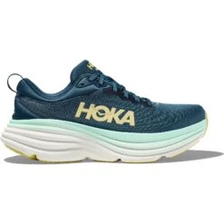 Hoka Zapatillas Running Hombre - Bondi 8 - Midnight Ocean / Bluesteel -Hoka hoka bondi 8 running shoes midnight ocean bluesteel 7 1502242