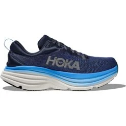 Hoka Zapatillas Running Hombre - Bondi 8 Wide - Outer Space / All Aboard -Hoka hoka bondi 8 running shoes outer space all aboard 5 1376982