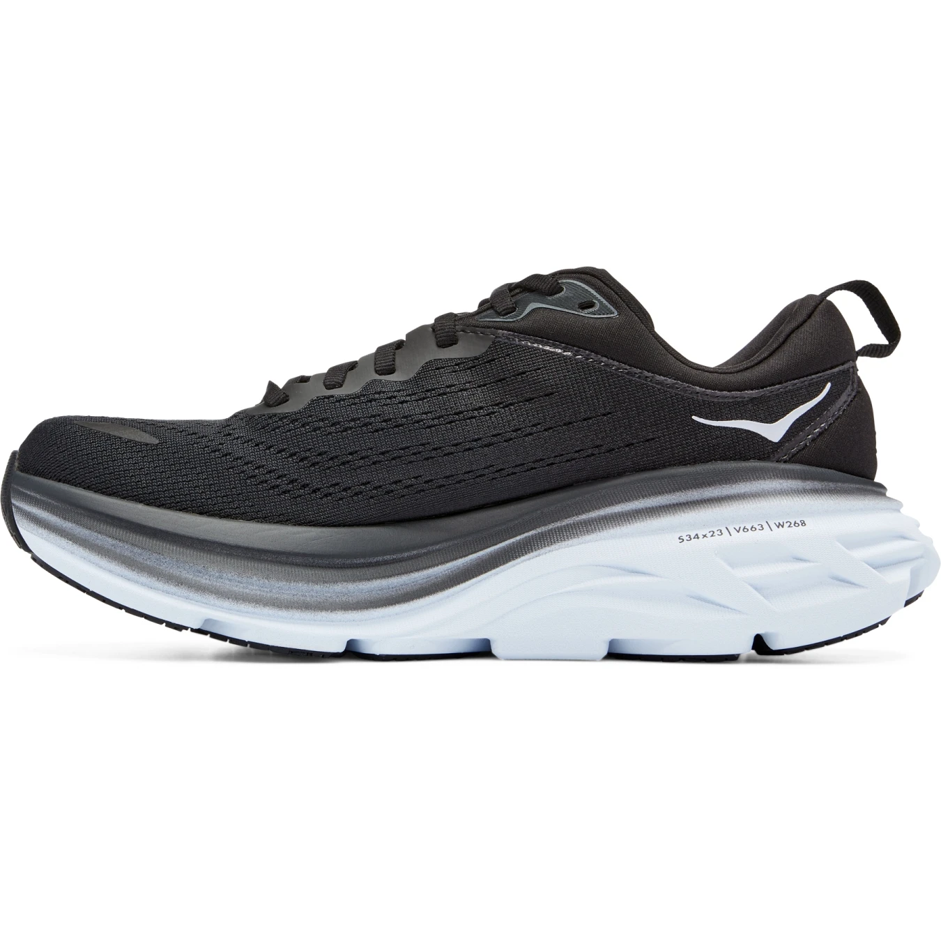 Hoka Zapatillas Running Mujer - Bondi 8 - Negro / Blanco 8 Hoka Zapatillas Running Mujer - Bondi 8 - Negro / Blanco - Imagen 6