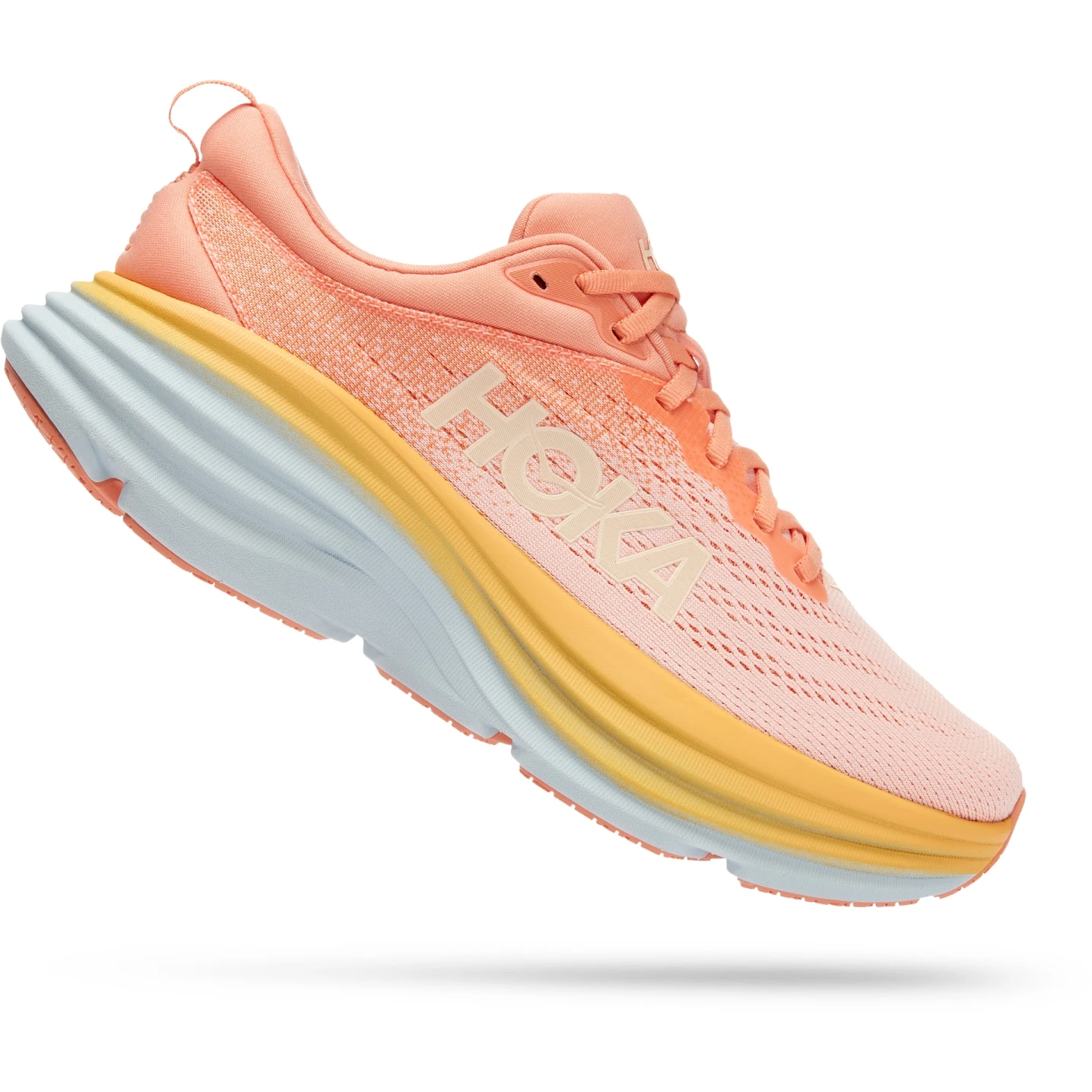 Hoka Zapatillas Running Mujer - Bondi 8 - Shell Coral / Peach Parfait 5 Hoka Zapatillas Running Mujer - Bondi 8 - Shell Coral / Peach Parfait - Imagen 3