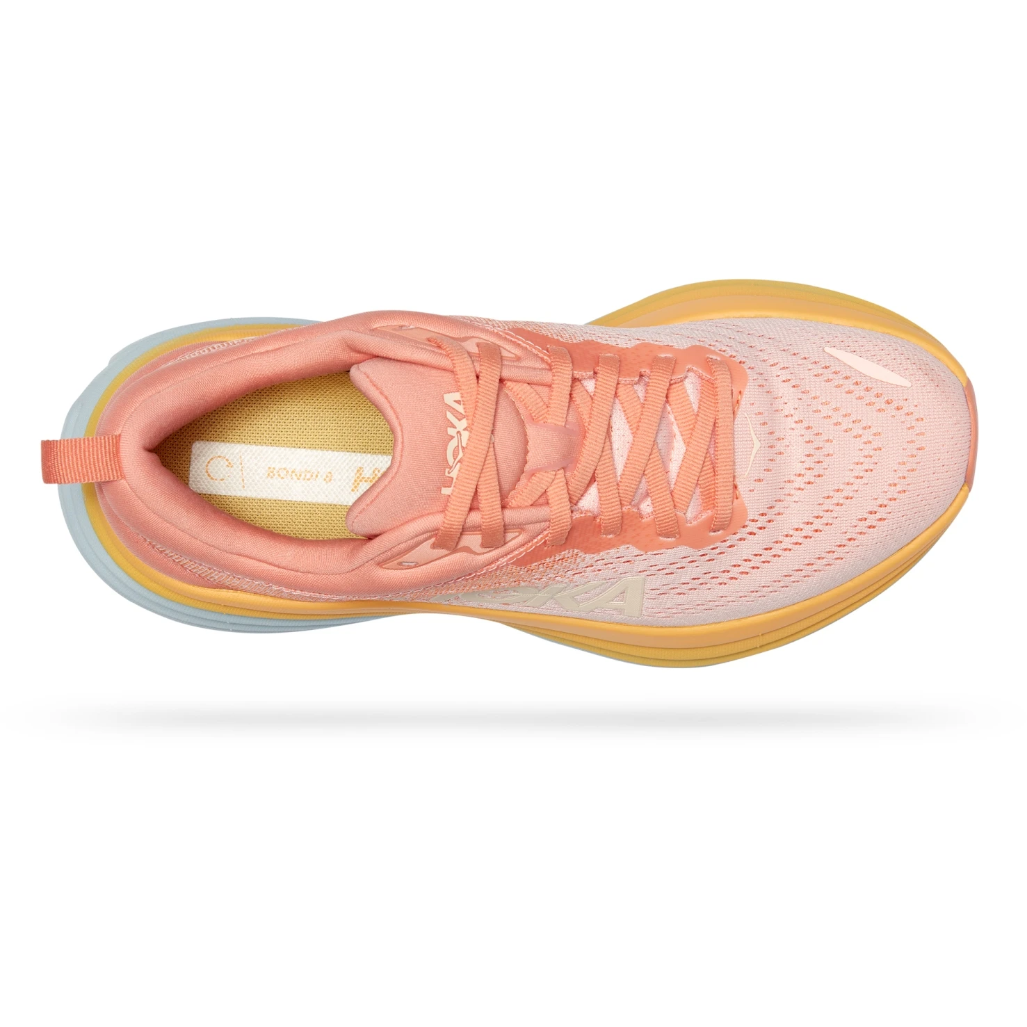 Hoka Zapatillas Running Mujer - Bondi 8 - Shell Coral / Peach Parfait 9 Hoka Zapatillas Running Mujer - Bondi 8 - Shell Coral / Peach Parfait - Imagen 7