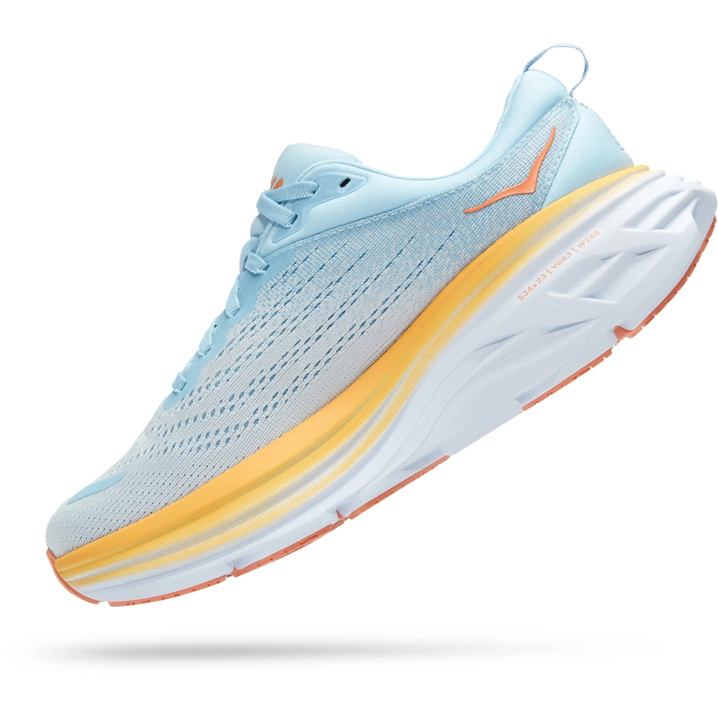 Hoka Zapatillas Running Mujer - Bondi 8 Wide - Summer Song / Country Air 6 Hoka Zapatillas Running Mujer - Bondi 8 Wide - Summer Song / Country Air - Imagen 4