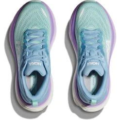 Hoka Zapatillas Running Mujer - Bondi 8 - Airy Blue / Sunlit Ocean -Hoka hoka bondi 8 womens running shoes airy blue sunlit ocean 6 1502128