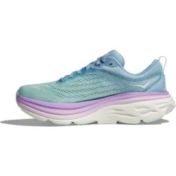 Hoka Zapatillas Running Mujer - Bondi 8 - Airy Blue / Sunlit Ocean -Hoka hoka bondi 8 womens running shoes airy blue sunlit ocean 7 1502129