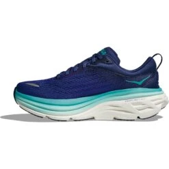 Hoka Zapatillas Running Mujer - Bondi 8 - Bellwether Blue / Evening Sky -Hoka hoka bondi 8 womens running shoes bellwether blue evening sky 1 1502133