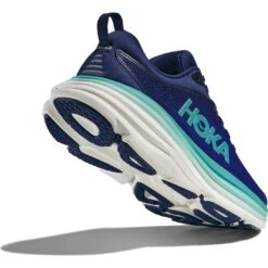 Hoka Zapatillas Running Mujer - Bondi 8 - Bellwether Blue / Evening Sky -Hoka hoka bondi 8 womens running shoes bellwether blue evening sky 5 1502137