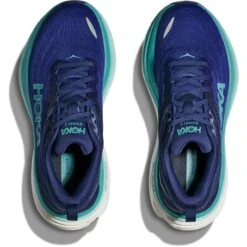 Hoka Zapatillas Running Mujer - Bondi 8 - Bellwether Blue / Evening Sky -Hoka hoka bondi 8 womens running shoes bellwether blue evening sky 7 1502139