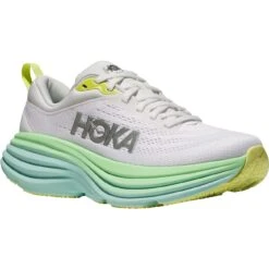 Hoka Zapatillas Running Mujer - Bondi 8 - Blanc De Blanc / Sunlit Ocean