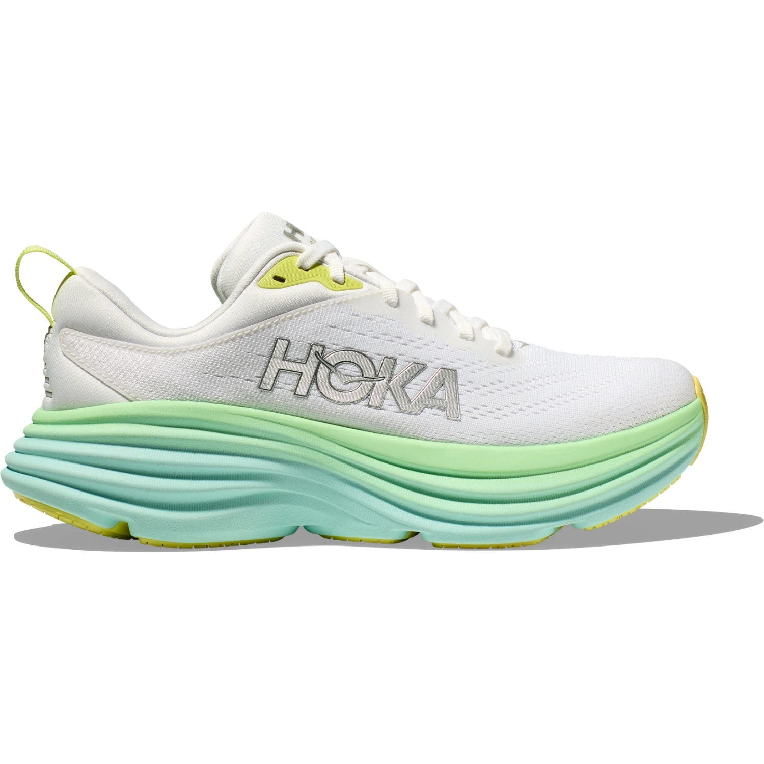 Hoka Zapatillas Running Mujer - Bondi 8 - Blanc De Blanc / Sunlit Ocean 5 Hoka Zapatillas Running Mujer - Bondi 8 - Blanc De Blanc / Sunlit Ocean - Imagen 3