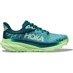 Hoka Zapatillas Runing Mujer - Challenger 7 - Ocean Mist / Lime Glow -Hoka hoka challenger 7 womens running shoes ocean mist lime glow 1 1502283