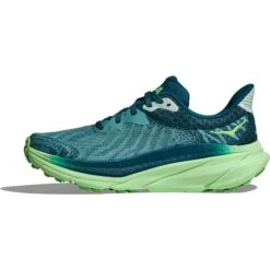 Hoka Zapatillas Runing Mujer - Challenger 7 - Ocean Mist / Lime Glow -Hoka hoka challenger 7 womens running shoes ocean mist lime glow 3 1502286