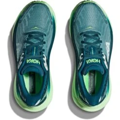 Hoka Zapatillas Runing Mujer - Challenger 7 - Ocean Mist / Lime Glow -Hoka hoka challenger 7 womens running shoes ocean mist lime glow 8 1502281