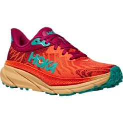 Hoka Zapatillas Runing Hombre - Challenger 7 - Flame / Cherries Jubilee