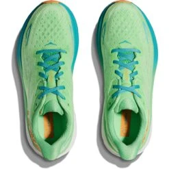 Hoka Zapatillas Running Hombre - Clifton 9 - Zest / Lime Glow -Hoka hoka clifton 9 running shoes zest lime glow 2 1502517