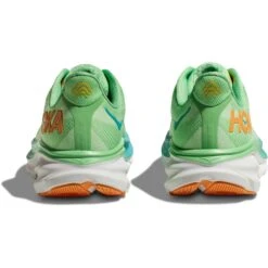 Hoka Zapatillas Running Hombre - Clifton 9 - Zest / Lime Glow -Hoka hoka clifton 9 running shoes zest lime glow 7 1502522