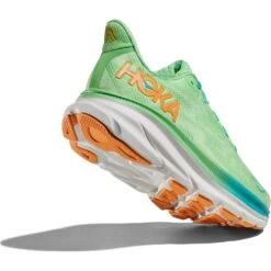 Hoka Zapatillas Running Hombre - Clifton 9 - Zest / Lime Glow -Hoka hoka clifton 9 running shoes zest lime glow 8 1502523