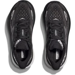Hoka Zapatillas Running Mujer- Clifton 9 Wide - Negro / Blanco -Hoka hoka clifton 9 women s running shoes black white 5 1377075