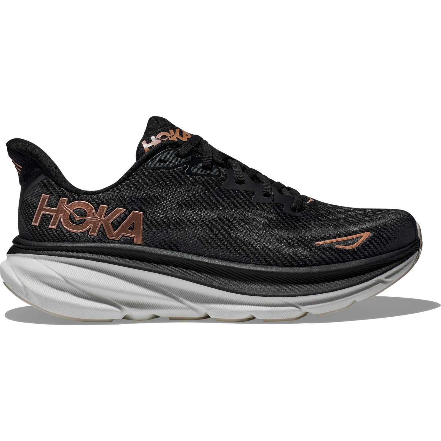 Hoka Zapatillas Running Mujer- Clifton 9 - Negro / Rose Gold 5 Hoka Zapatillas Running Mujer- Clifton 9 - Negro / Rose Gold - Imagen 3