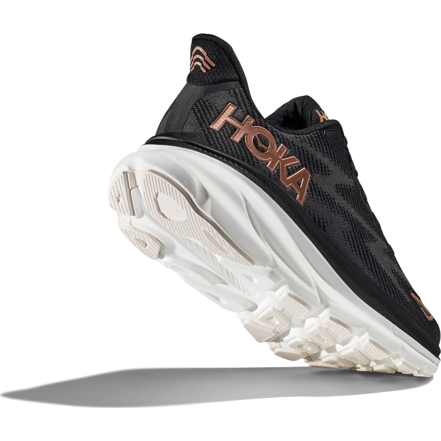 Hoka Zapatillas Running Mujer- Clifton 9 - Negro / Rose Gold 7 Hoka Zapatillas Running Mujer- Clifton 9 - Negro / Rose Gold - Imagen 5