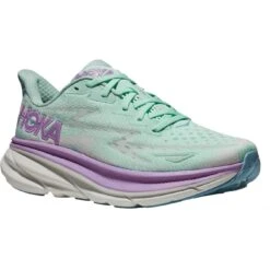 Hoka Zapatillas Running Mujer- Clifton 9 - Sunlit Ocean / Lilac Mist