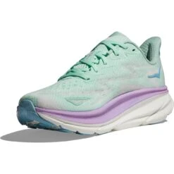 Hoka -Hoka hoka clifton 9 womens running shoes sunlit ocean lilac mist 7 1502382