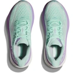 Hoka Zapatillas Running Mujer- Clifton 9 - Sunlit Ocean / Lilac Mist -Hoka hoka clifton 9 womens running shoes sunlit ocean lilac mist 8 1502383