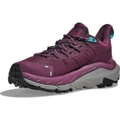 Hoka Zapatillas Senderismo Mujer - Kaha 2 Low GTX - Grape Wine / Coastal Shade -Hoka hoka kaha 2 low gtx women s hiking shoes grape wine coastal shade 5 1364413