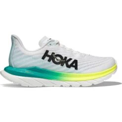 Hoka Zapatillas Running - Mach 5 Wide - Blanco / Blue Glass -Hoka hoka mach 5 running shoes white blue glass 1 1503123