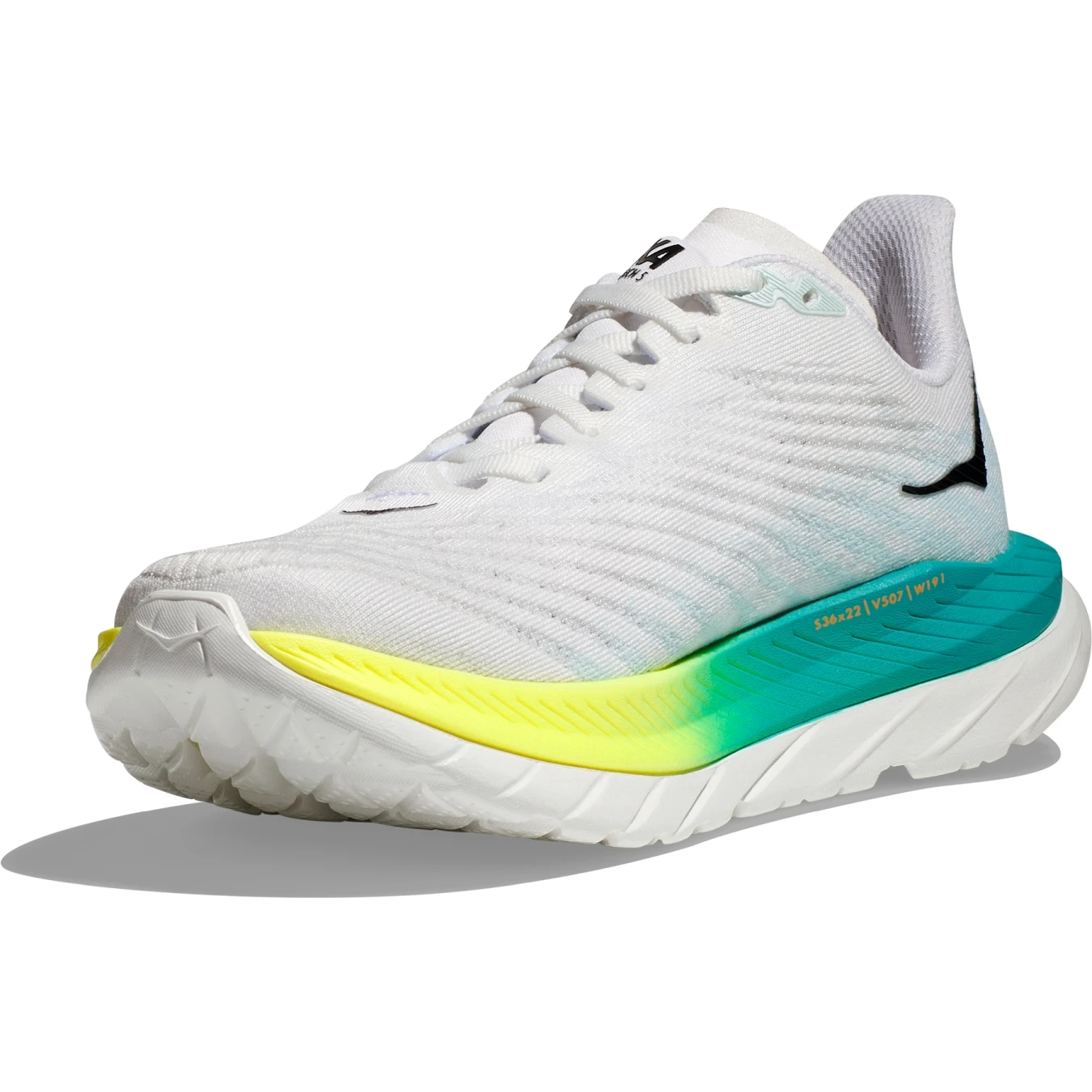 Hoka Zapatillas Running Mujer - Mach 5 - Blanco / Blue Glass 4 Hoka Zapatillas Running Mujer - Mach 5 - Blanco / Blue Glass - Imagen 2