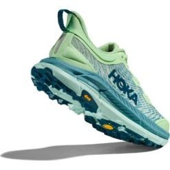 Hoka Zapatillas Running Mujer - Mafate Speed 4 - Lime Glow / Ocean Mist -Hoka hoka mafate speed 4 womens running shoes lime glow ocean mist 4 1503154