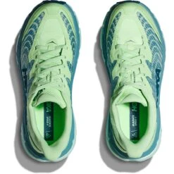 Hoka Zapatillas Running Mujer - Mafate Speed 4 - Lime Glow / Ocean Mist -Hoka hoka mafate speed 4 womens running shoes lime glow ocean mist 5 1503155