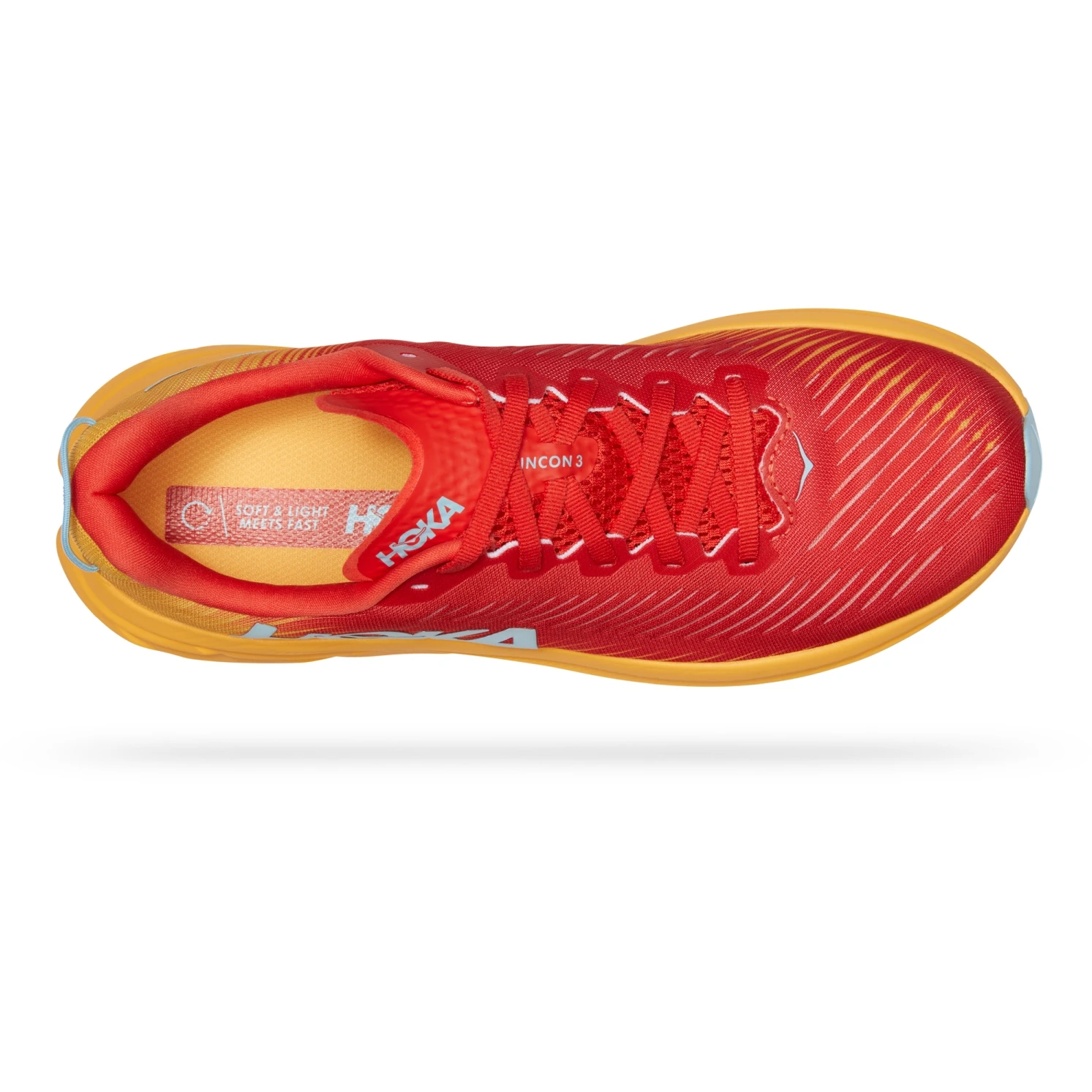 Hoka Zapatillas Running Hombre - Rincon 3 - Fiesta / Amber Yellow 9 Hoka Zapatillas Running Hombre - Rincon 3 - Fiesta / Amber Yellow - Imagen 7