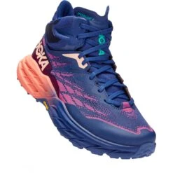 Hoka Zapatillas Running Mujer - Speedgoat 5 Mid GTX - Bellwether Blue / Camellia