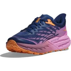 Hoka Zapatillas Running Mujer - Speedgoat 5 - Bellwether Blue / Cyclamen -Hoka hoka speedgoat 5 women s running shoes bellwether blue cyclamen 4 1377705