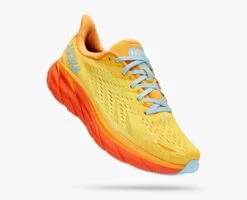 Hoka Zapatillas Clifton 8 Amarillo/Naranja Hombre