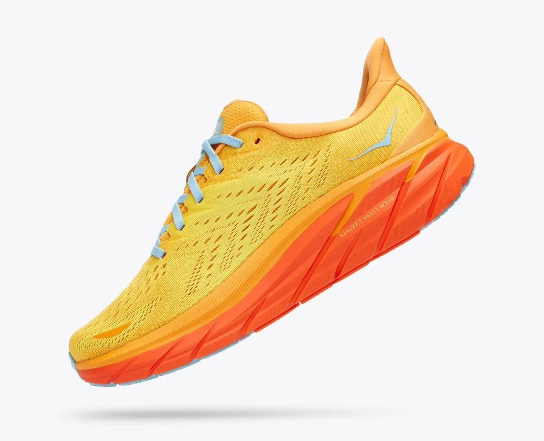 Hoka Zapatillas Clifton 8 Amarillo/Naranja Hombre 6 Hoka Zapatillas Clifton 8 Amarillo/Naranja Hombre - Imagen 4