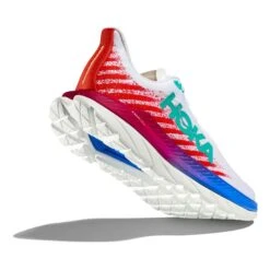 Hoka Zapatillas Mach 5 Hombre Blanco Puro Rojo Azul -Hoka zapatillas hoka mach 5 hombre blanco puro rojo azul 3