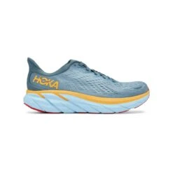 Zapatillas Hoka One One Clifton 8 Wide Azul Naranja AW22 -Hoka zapatillas hoka one one clifton 8 wide azul naranja aw22 3