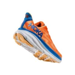 Zapatillas Hoka One One Clifton 9 Naranja Azul SS23 -Hoka zapatillas hoka one one clifton 9 naranja azul ss23 3