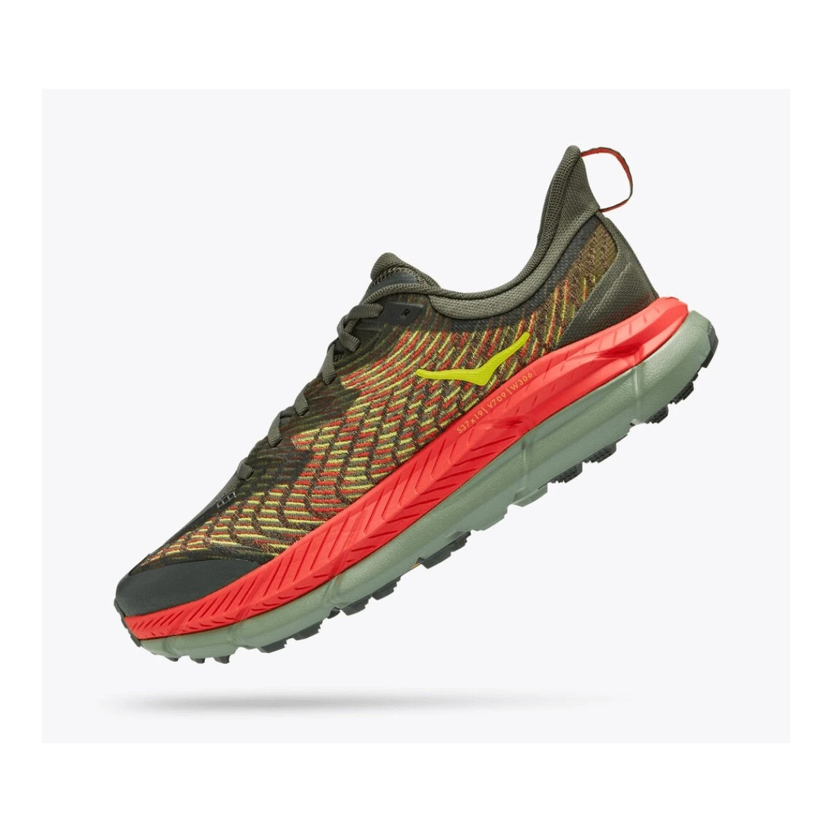 Zapatillas Hoka One One Mafate Speed 4 Verde Rojo AW22 5 Zapatillas Hoka One One Mafate Speed 4 Verde Rojo AW22 - Imagen 3