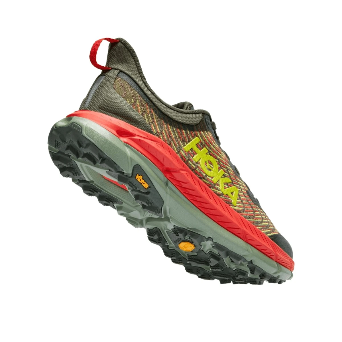 Zapatillas Hoka One One Mafate Speed 4 Verde Rojo AW22 3 Zapatillas Hoka One One Mafate Speed 4 Verde Rojo AW22
