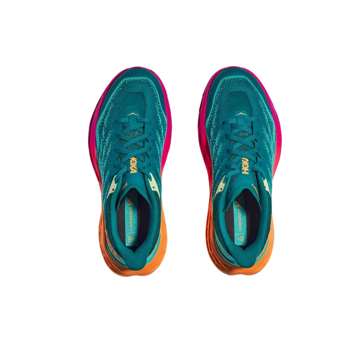 Zapatillas Hoka One One Speedgoat 5 Verde Rosa SS23 3 Zapatillas Hoka One One Speedgoat 5 Verde Rosa SS23