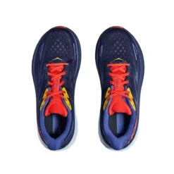 Zapatillas Hoka One One Wide Clifton 9 Azul Rojo SS23