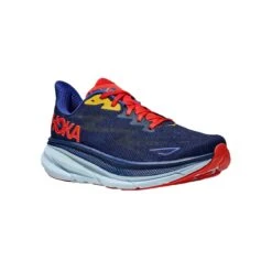 Zapatillas Hoka One One Wide Clifton 9 Azul Rojo SS23 -Hoka zapatillas hoka one one wide clifton 9 azul rojo ss23 3