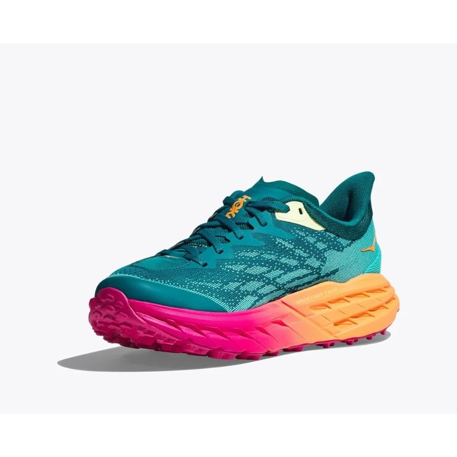 Hoka Zapatillas Speedgoat 5 Mujer Verde Violeta 5 Hoka Zapatillas Speedgoat 5 Mujer Verde Violeta - Imagen 3